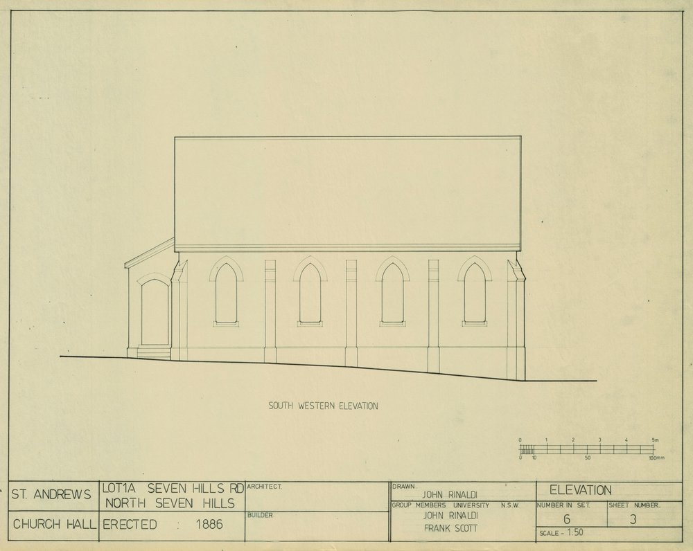 St Andrew's Church of England Hall, Seven Hills