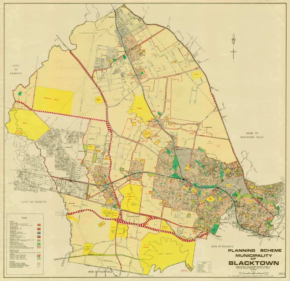 Planning Scheme, Municipality of Blactown
