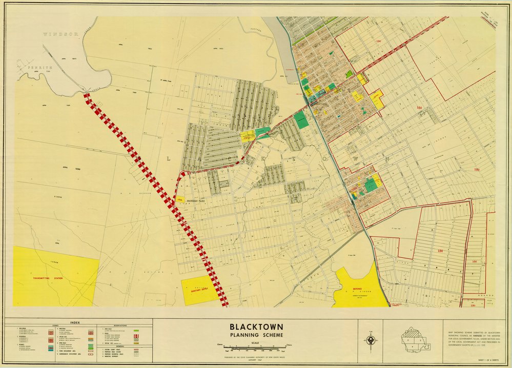 Blacktown Planning Scheme, Sheet 1/6