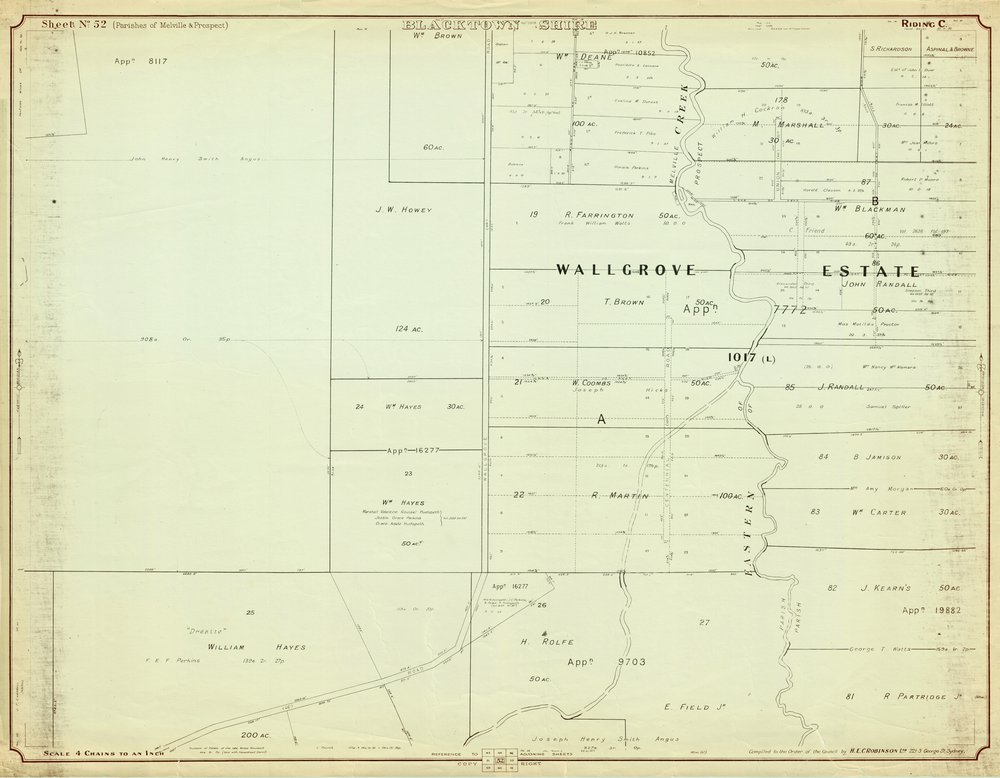 Parish of Melville &amp; Prospect, Blacktown Shire. Sheet number 52