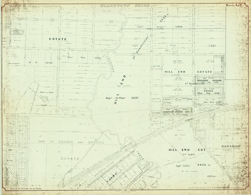 Parish of Rooty Hill &amp; Prospect, Blacktown Shire. Sheet number 36