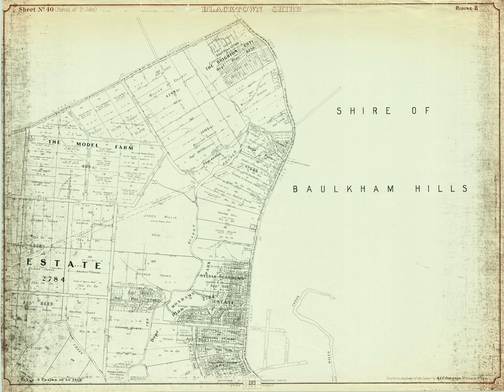 Parish of St John, Blacktown Shire. Sheet number 40
