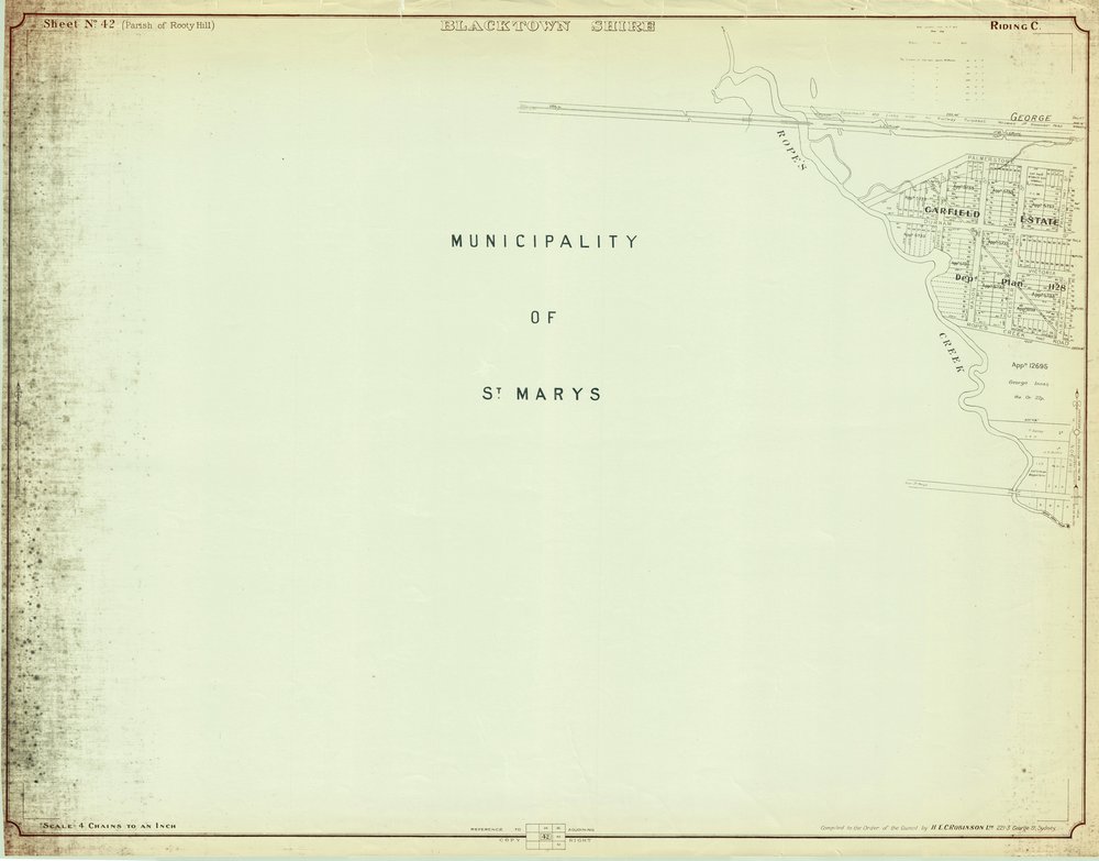Parish of Rooty Hill, Blacktown Shire. Sheet number 42