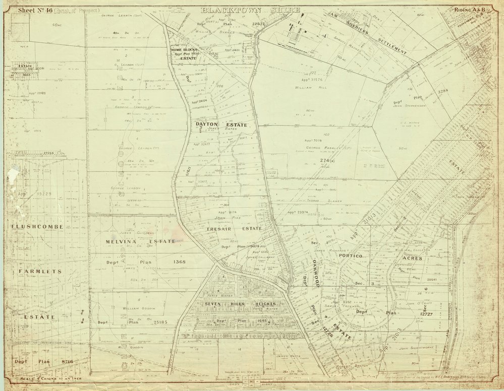 Parish of Prospect, Blacktown Shire. Sheet number 46 