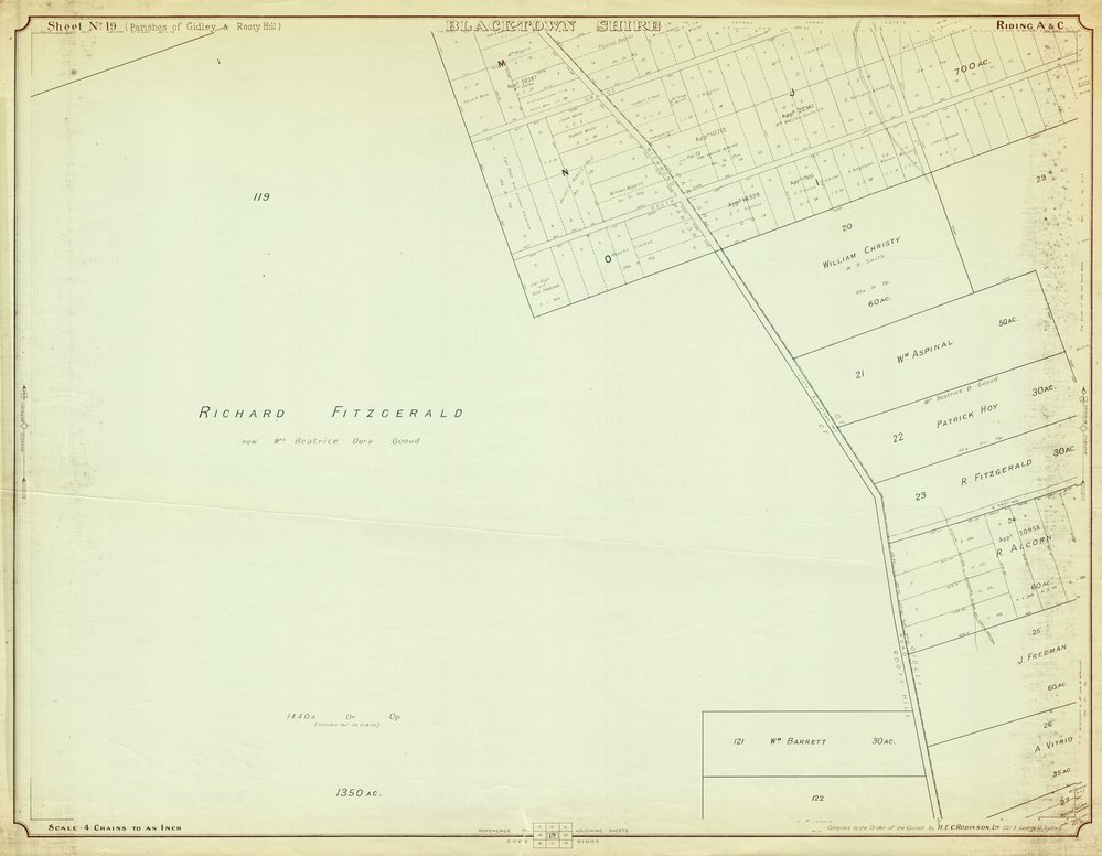 Parish of Gidley &amp; Rooty Hill, Blacktown Shire. Sheet number 19