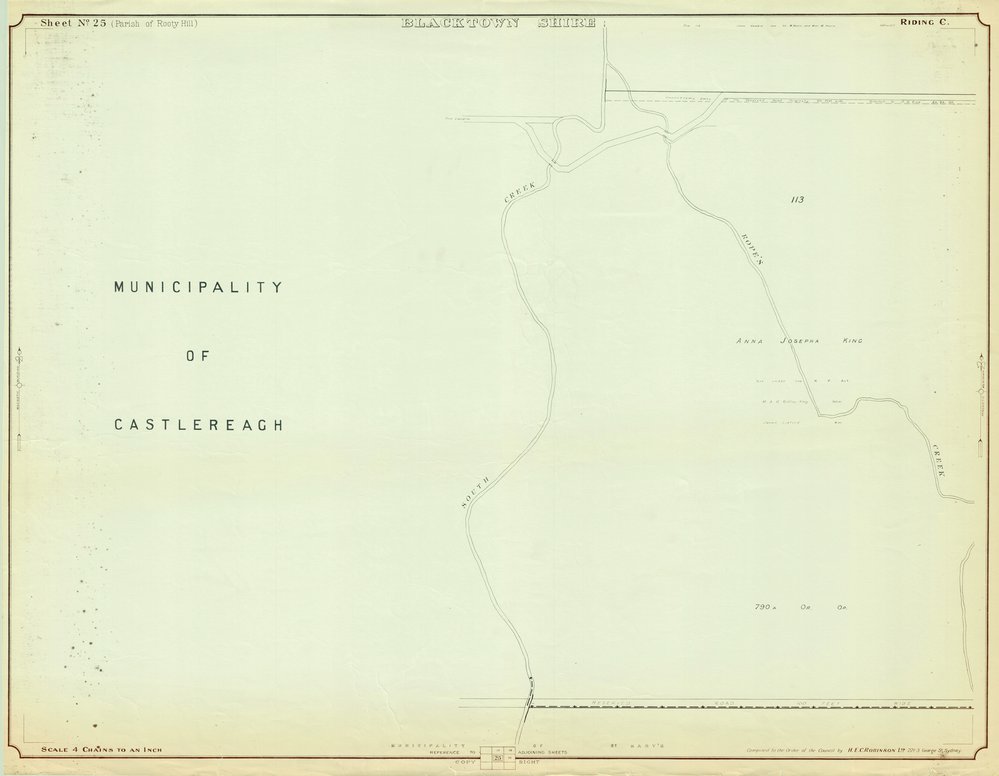 Parish of Rooty Hill, Blacktown Shire. Sheet number 25
