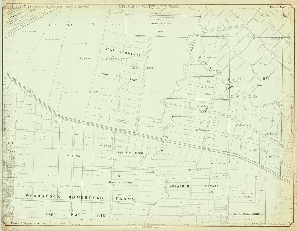 Parish of Prospect, Gidley &amp; Rooty Hill, Blacktown Shire. Sheet number 28