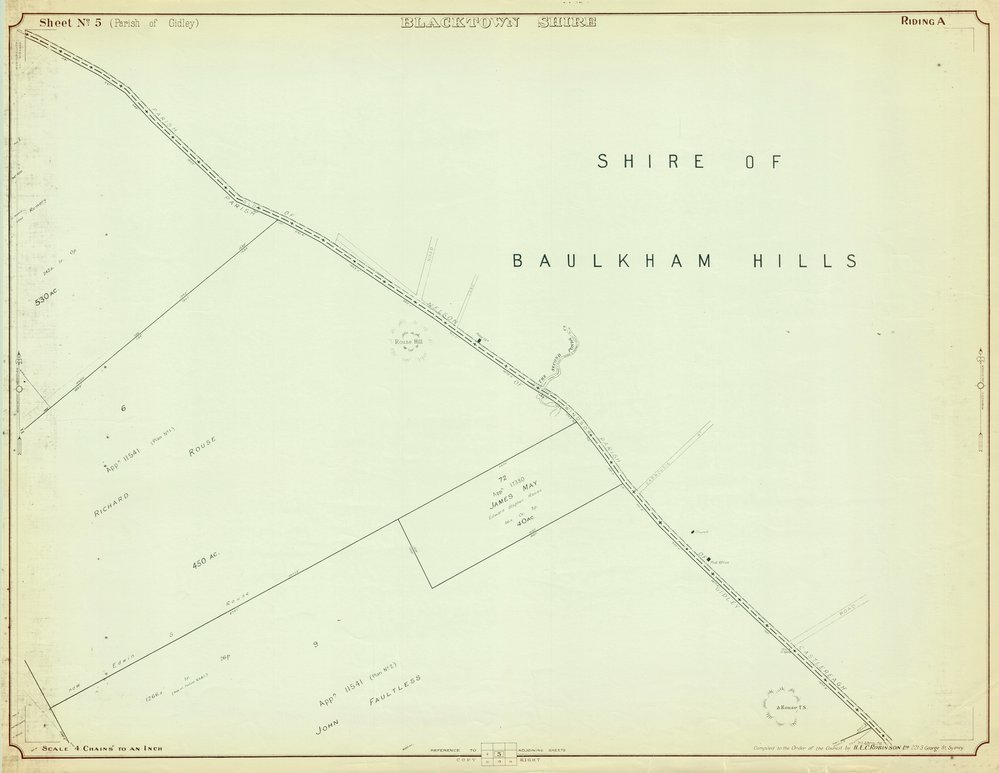 Parish of Gidley, Blacktown Shire. Sheet number 5