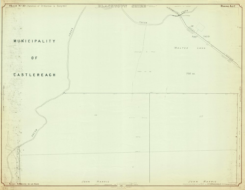Parish of St Matthew &amp; Rooty Hill, Blacktown Shire. Sheet number 10