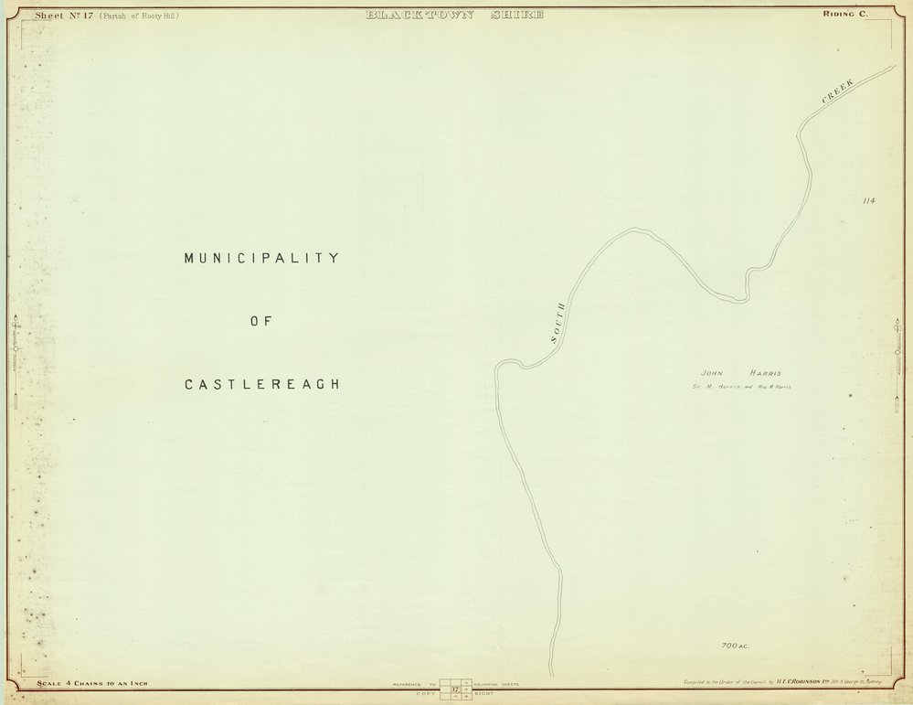 Parish of Rooty Hill, Blacktown Shire. Sheet number 17  