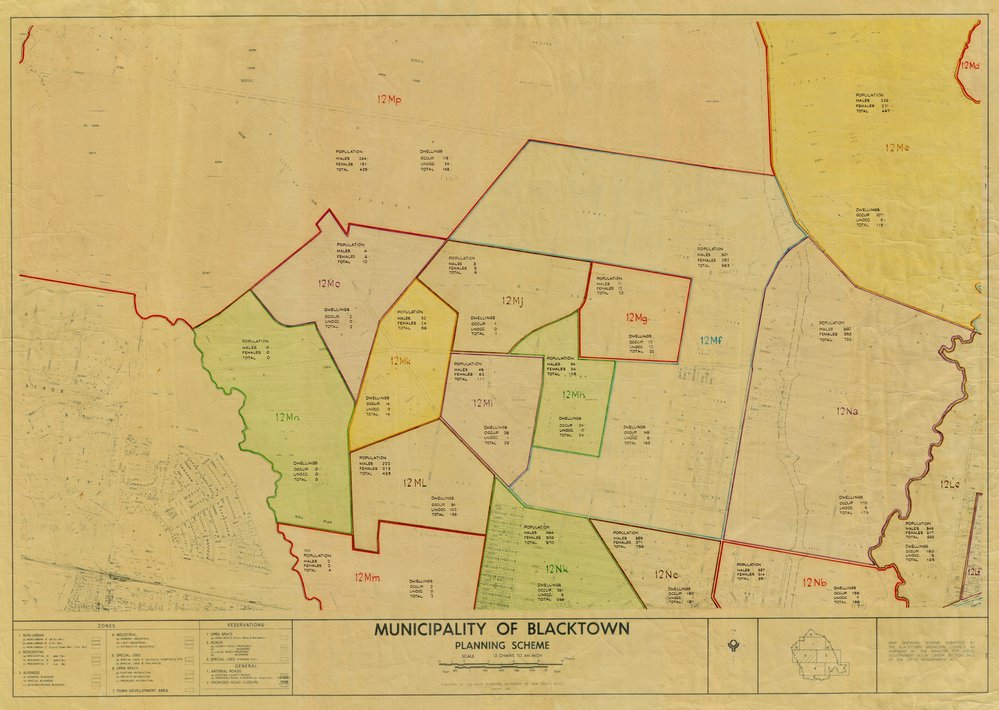 Planning Scheme, Municipality of Blactown