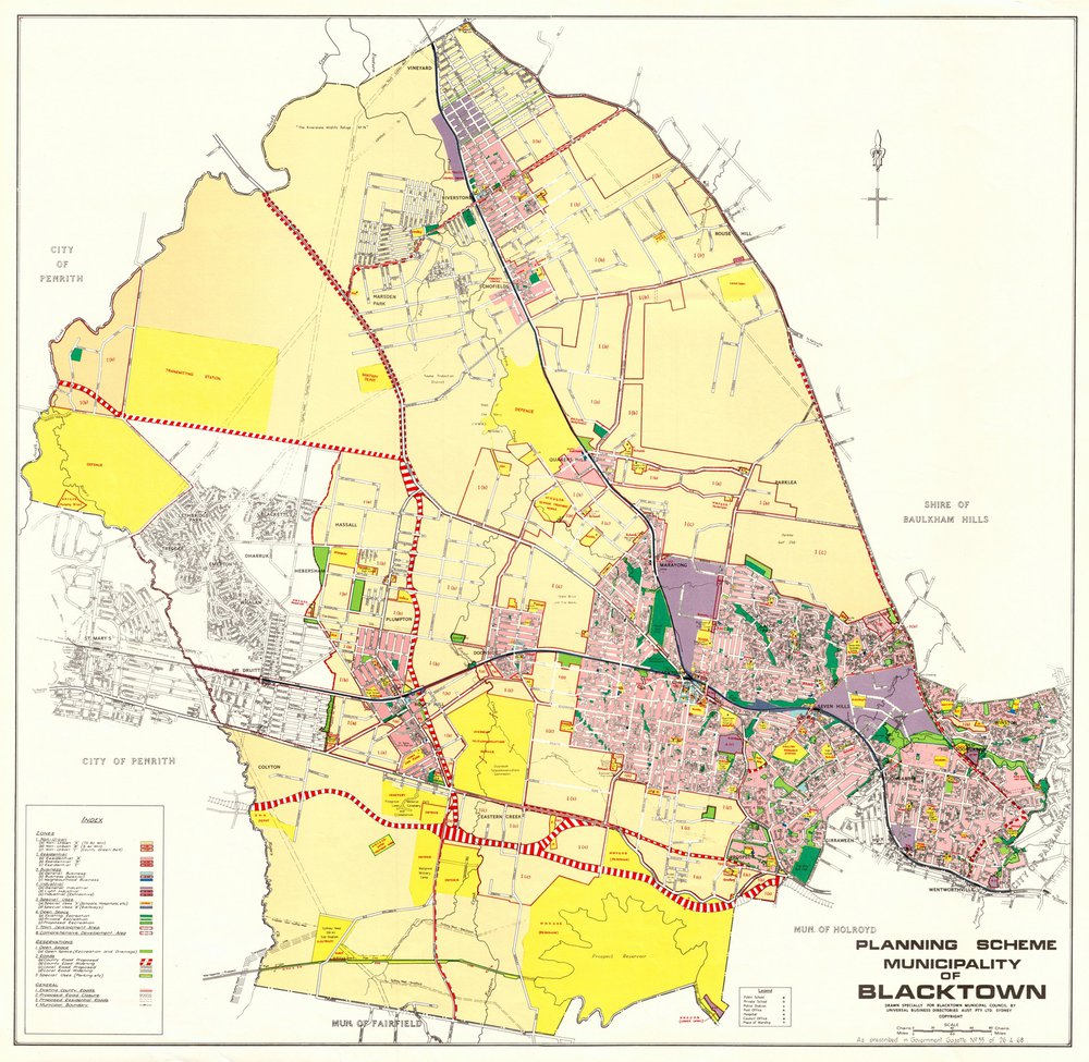 Planning Scheme, Municipality of Blacktown