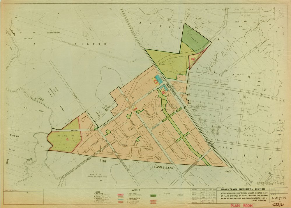 Land Suspension, Blacktown Municipal Council