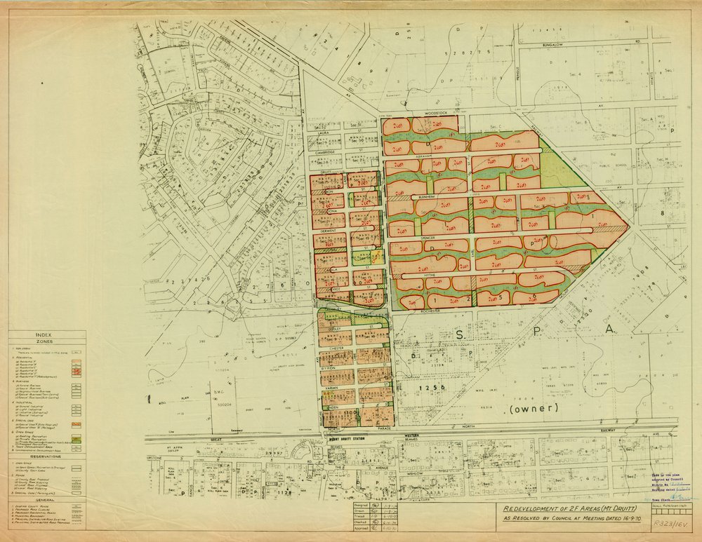 Redevelopment of 2F areas Mt Druitt, Blacktown Municipal Council