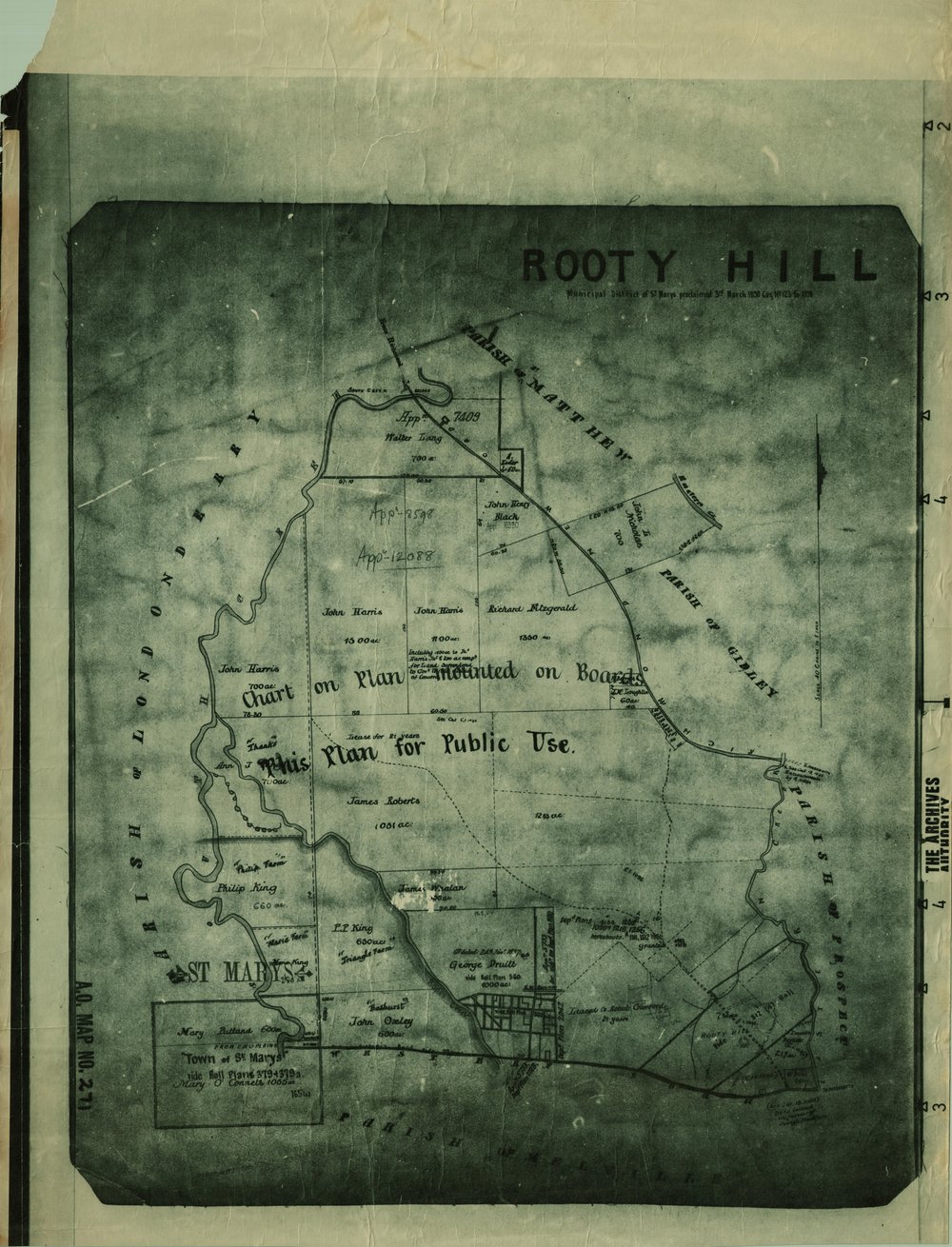 Rooty Hill, Municipal District of St Marys