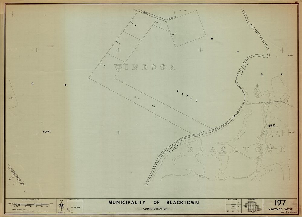 Municipality of Blacktown, Map 197