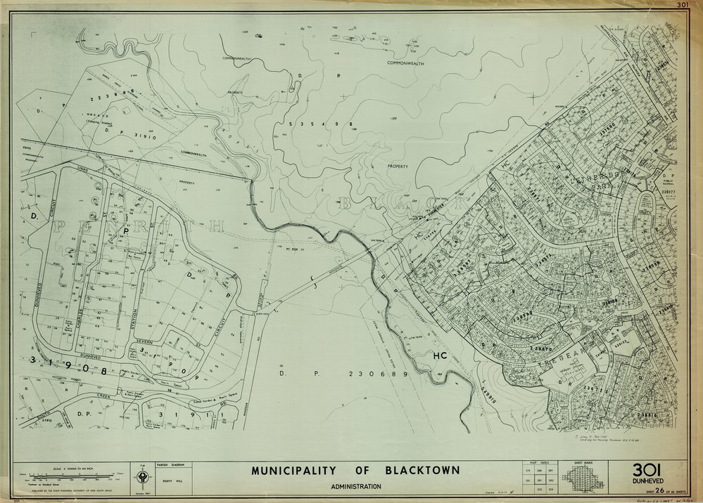 Municipality of Blacktown, Map 301
