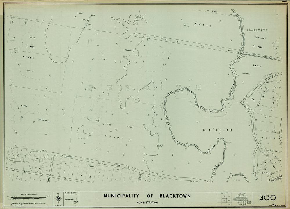 Municipality of Blacktown, Map 300