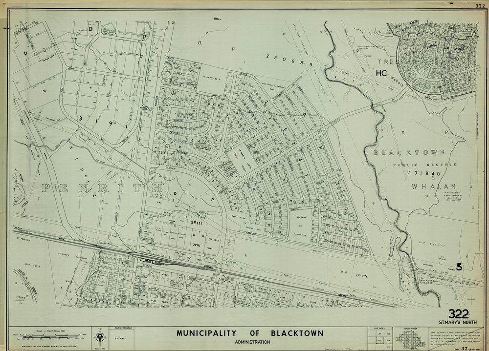 Municipality of Blacktown, Map 322