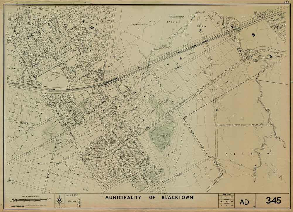 Municipality of Blacktown, Map 345