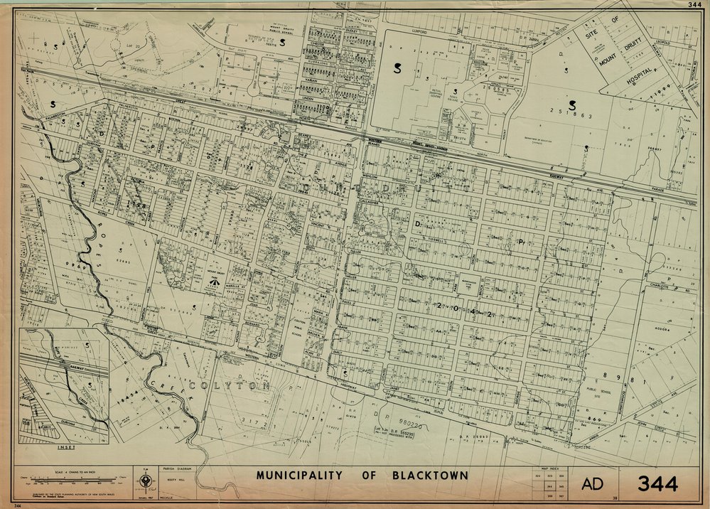 Municipality of Blacktown, Map 344