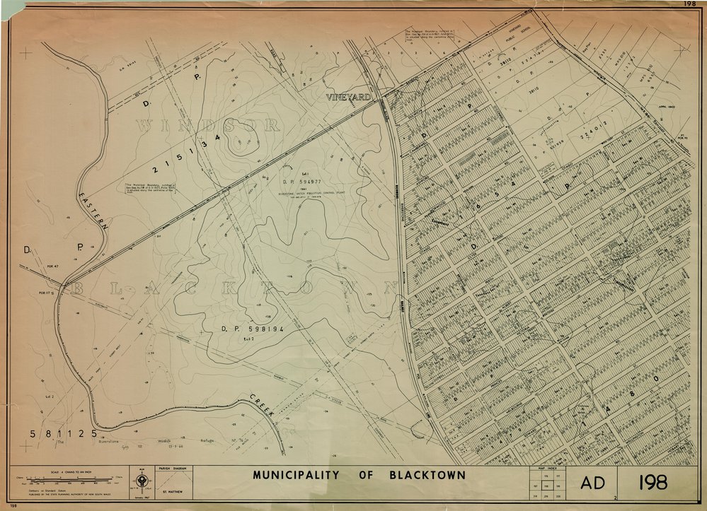 Municipality of Blacktown, Map 198