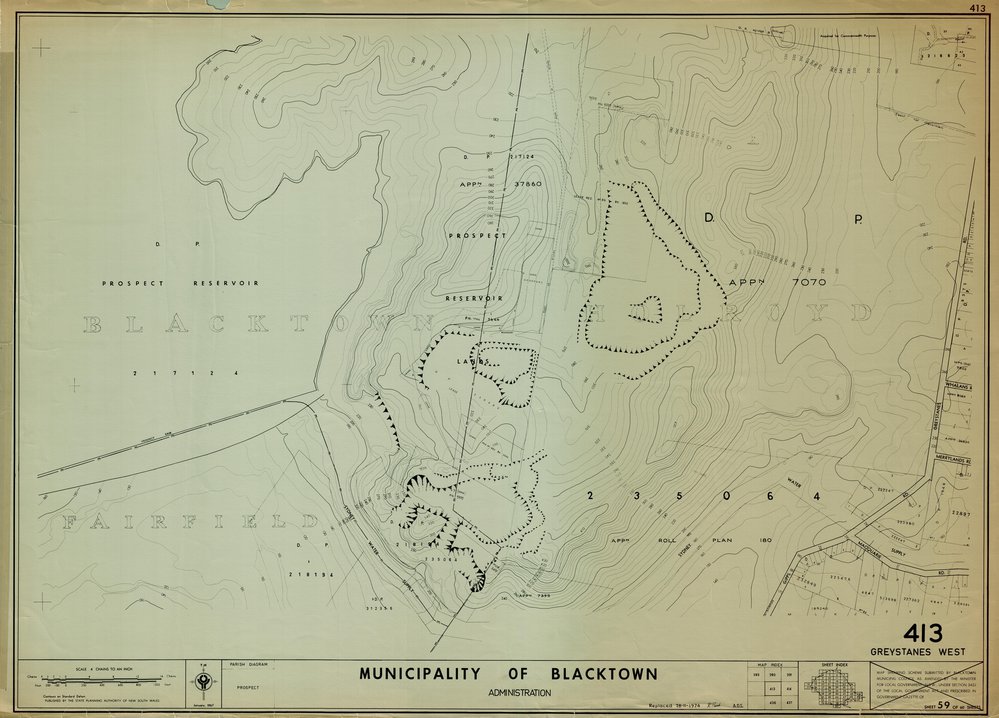Municipality of Blacktown, Map 413