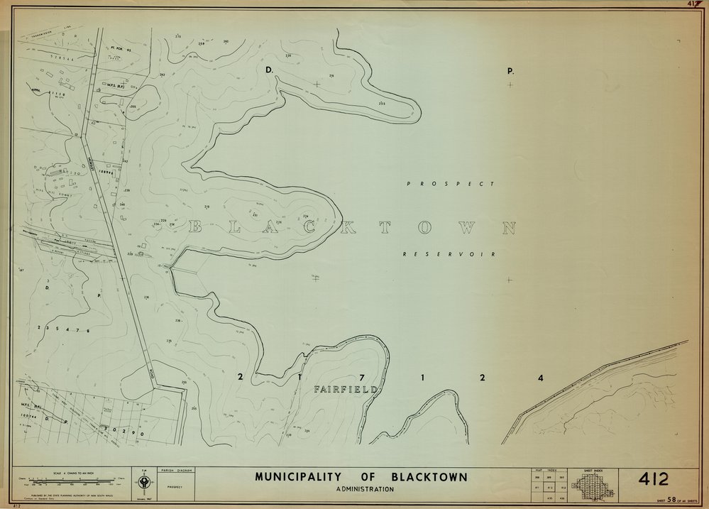 Municipality of Blacktown, Map 412