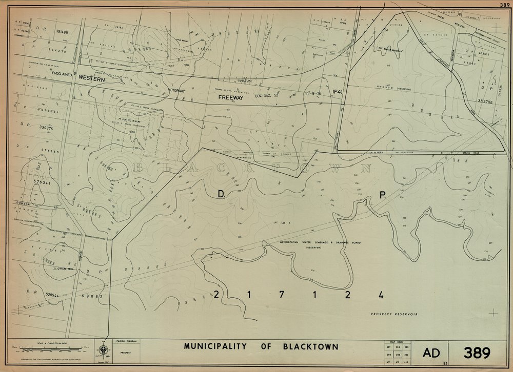 Municipality of Blacktown, Map 389