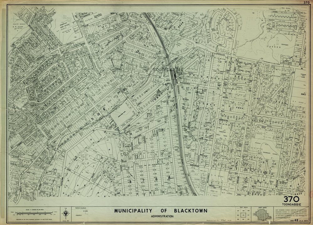 Municipality of Blacktown, Map 370