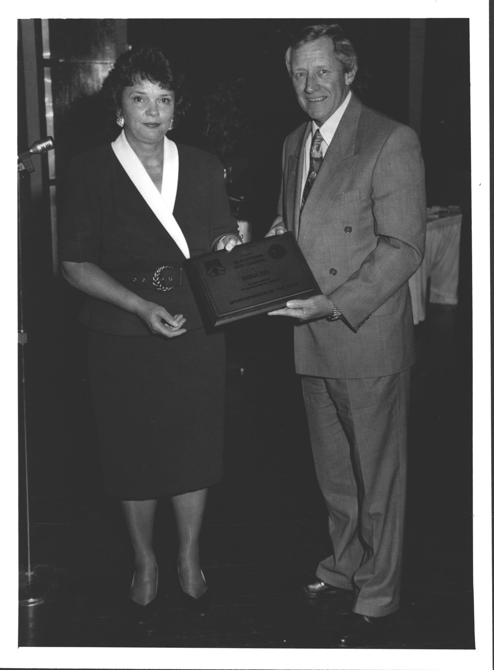 Insulco, 1991 Sportsperson of the Year sponser