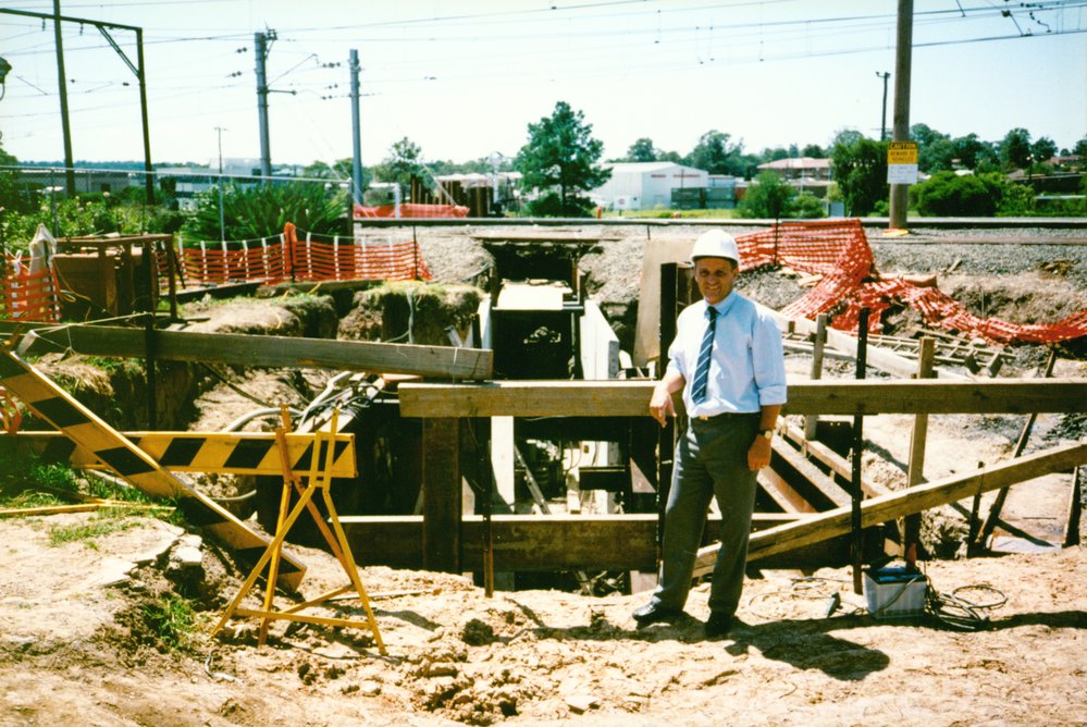 Construction of Blacktown Railway Underpass