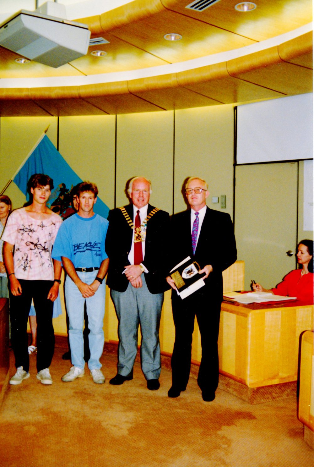 Blacktown City Council Garden competition certificate presentation, 1990