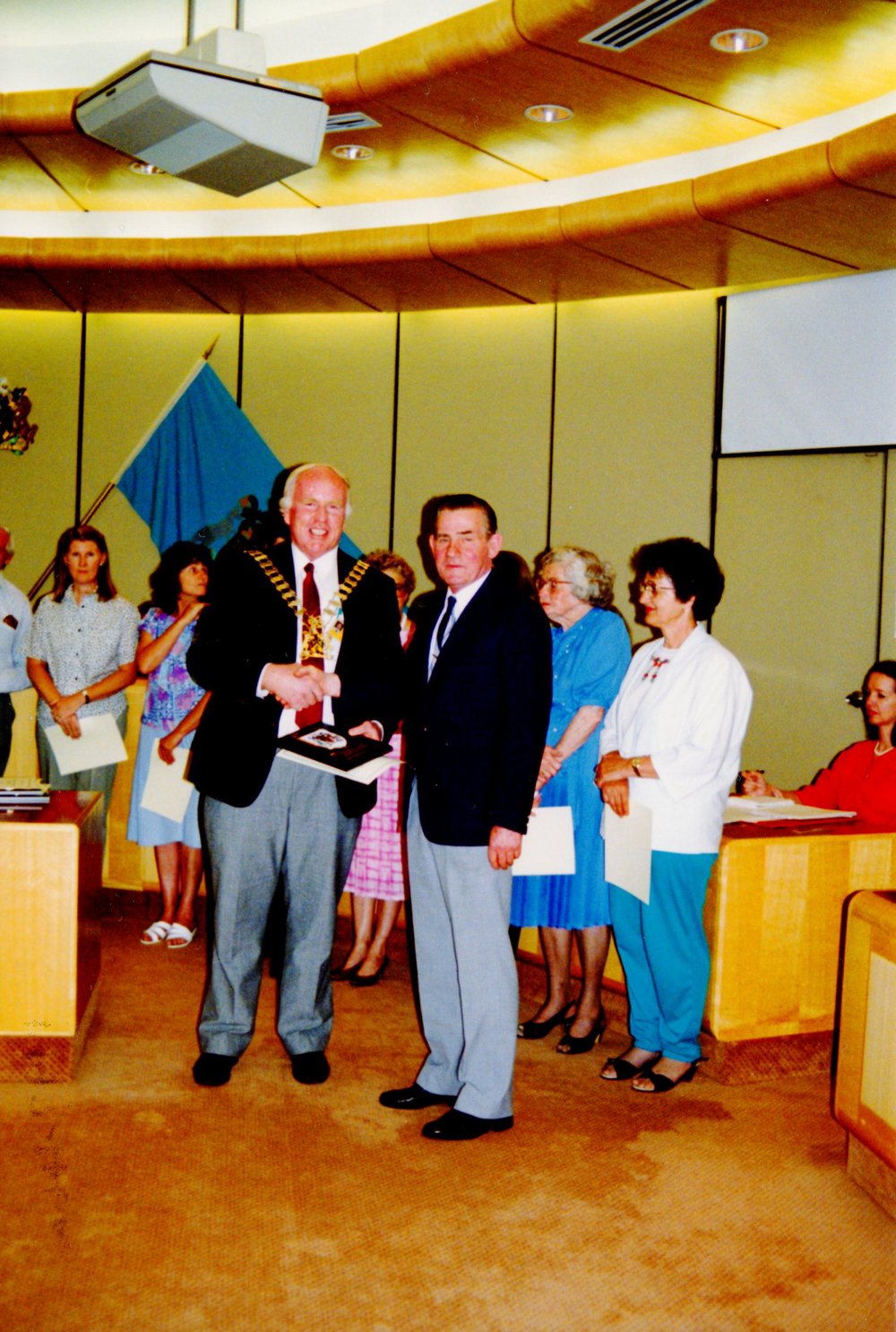 Blacktown City Council Garden competition certificate presentation, 1990