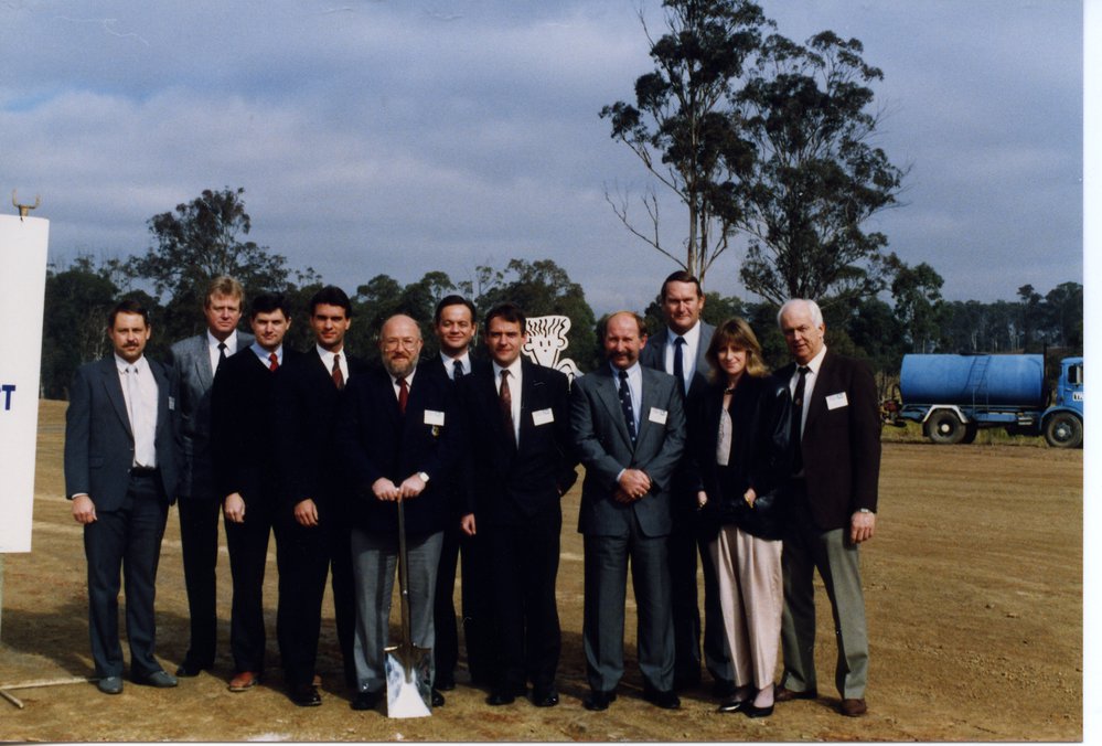 Ground breaking ceremony PepsiCo Huntingwood, 1990