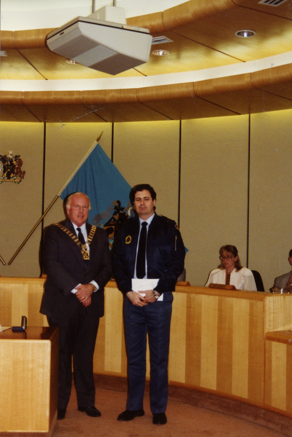 Presentation to Police Officer,  1991 