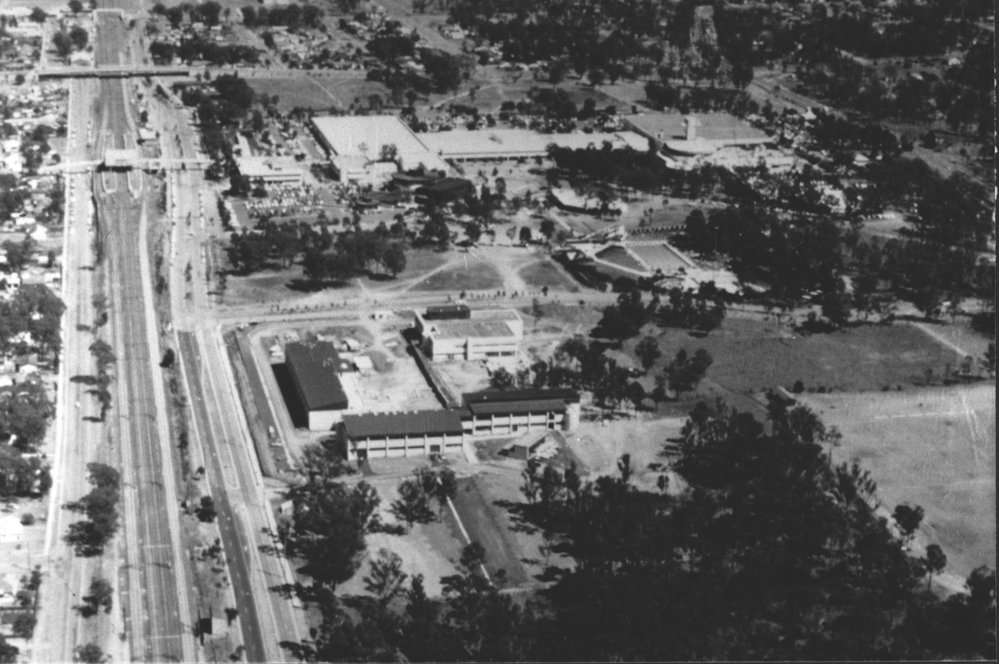 Aerial view of Mount Druitt