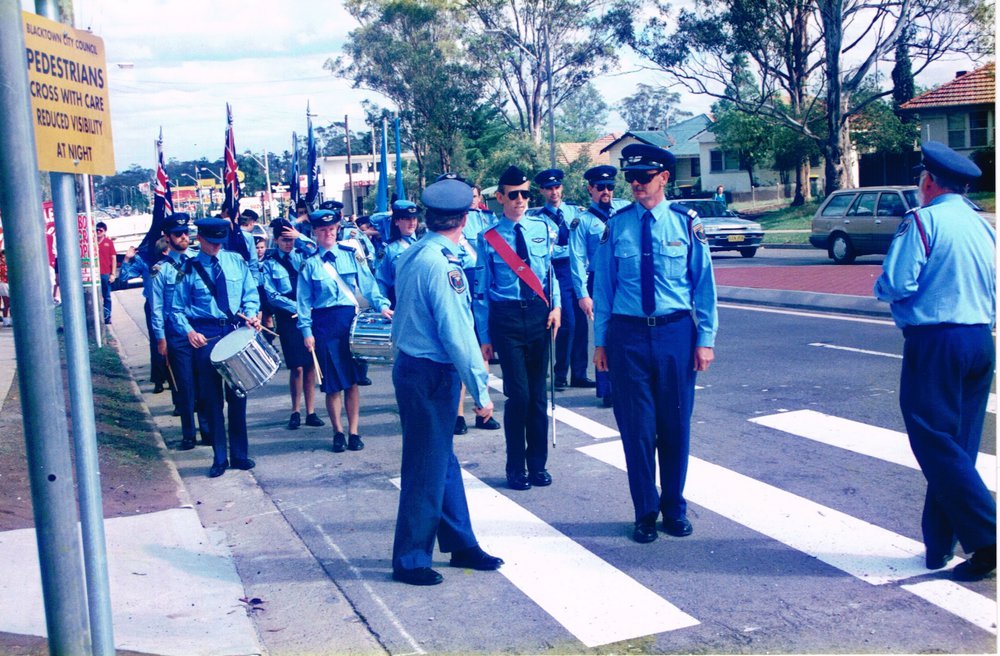 Australian Air League Band, opening of the Blacktown CBD ring road.