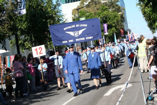 Australian Air League in the street parade at Blacktown City Festival