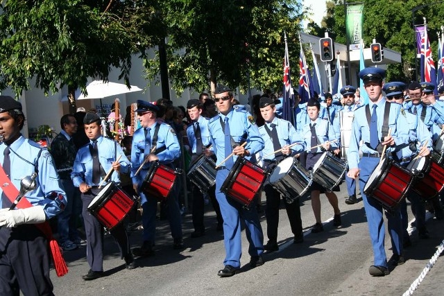 Australian Air League in the street parade at the Blacktown City Festival