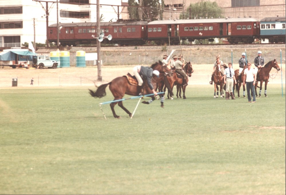 1981 Blacktown City Games - tent pegging display