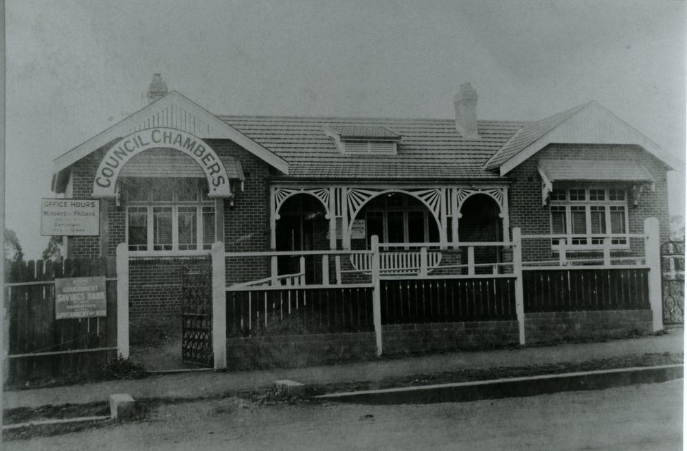 Blacktown Shire Council Chambers, 1912 - 1939