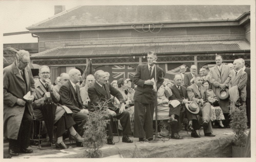 Blacktown railway electrification, 1955