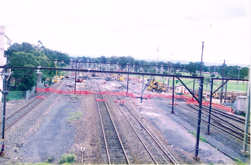 Construction for the new ring road bypassing Blacktown CBD