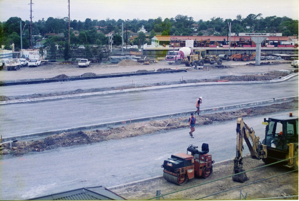 Construction of a new bus and rail interchange at Blacktown