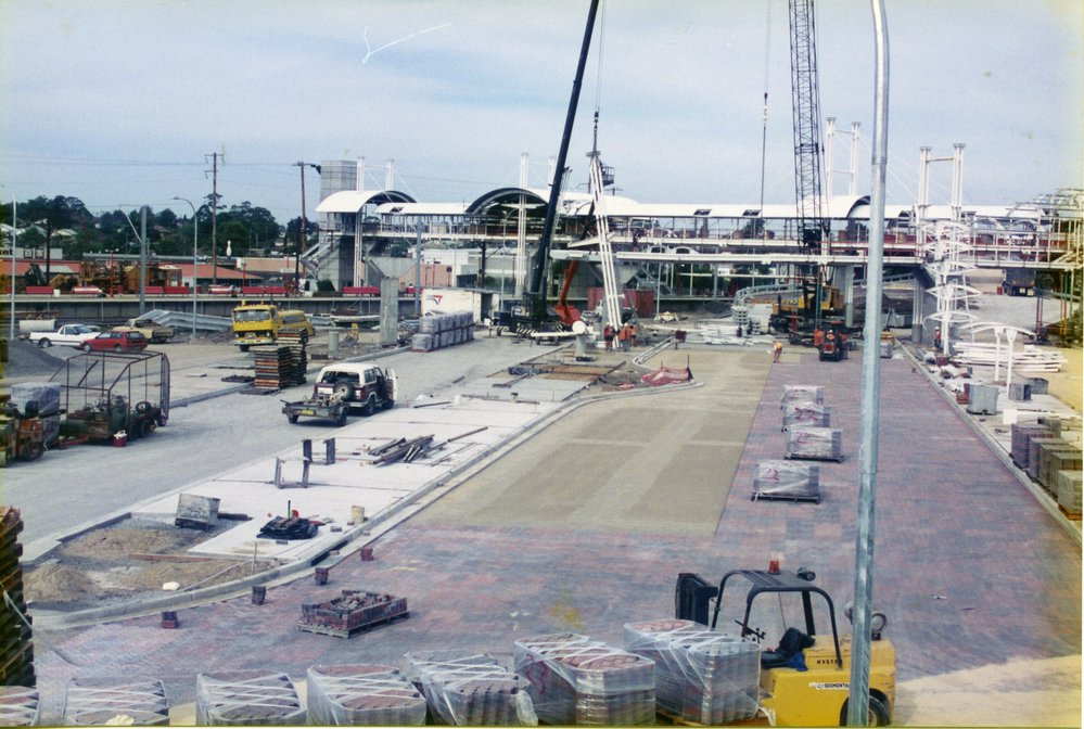 Construction of a new rail and bus interchange at Blacktown