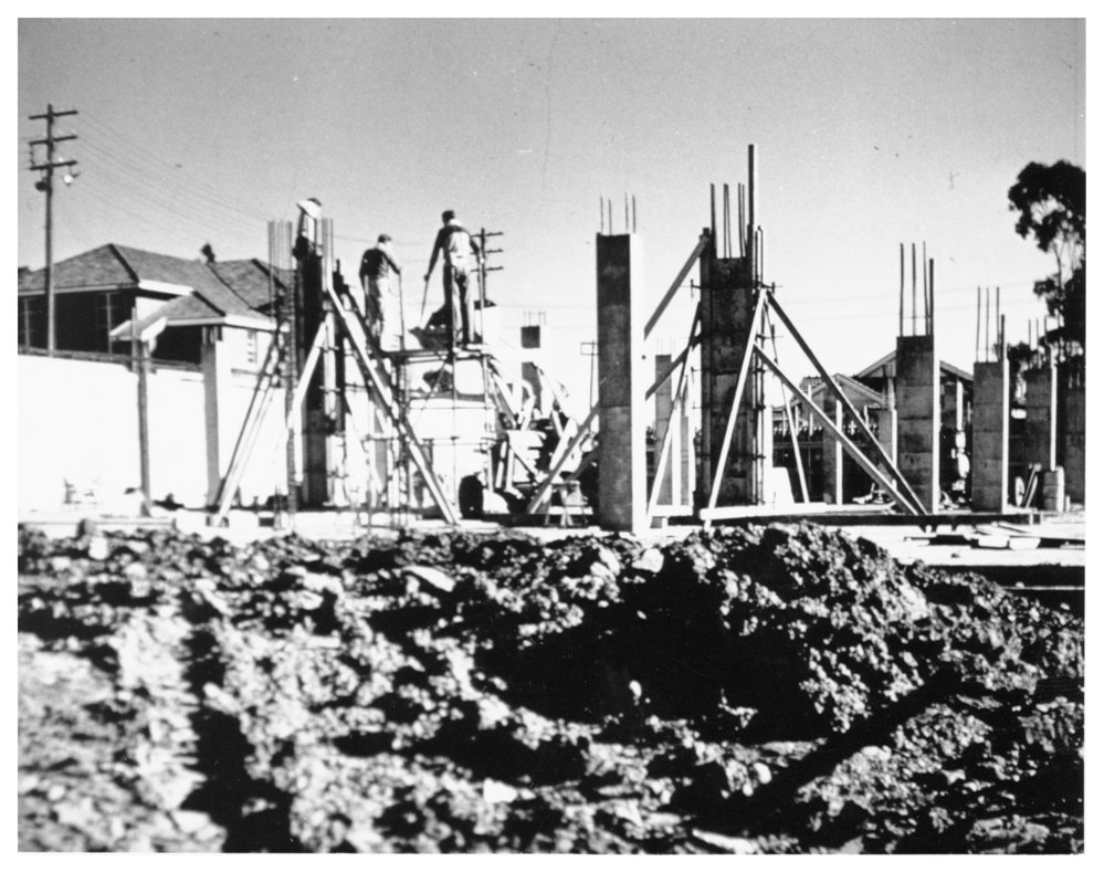 Construction of Christ Church, Flushcombe Road, Blacktown