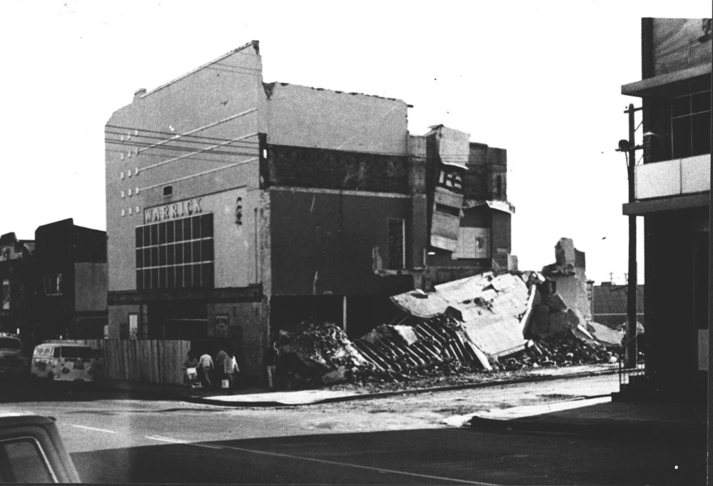 Demolition of Warrick Theatre, Blacktown