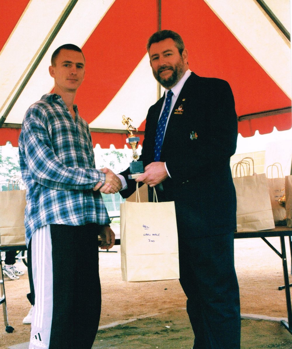 Fun Run trophy presentation