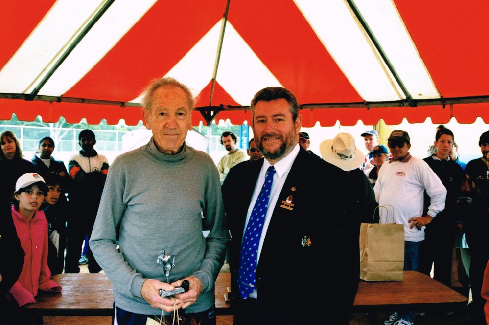 Fun Run trophy presentation
